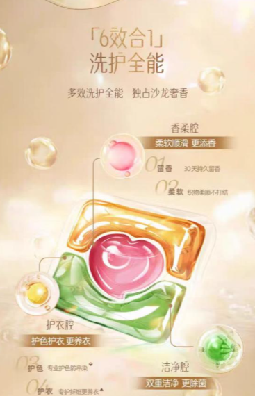 沙龙香氛洗衣凝珠让家务更有仪式感瓦利棋牌一颗搞定洗衣与香氛立白(图3)